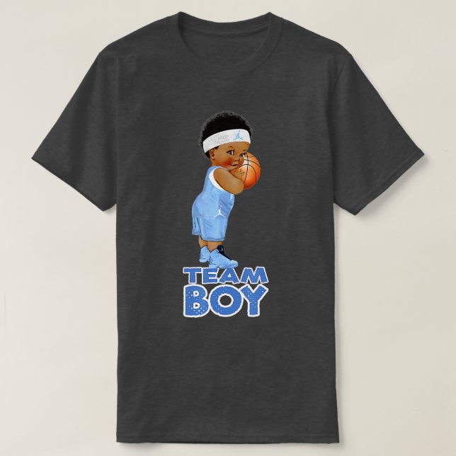 Gender för etisk basketboll Team Boy Baby T Shirt (Design framsida)
