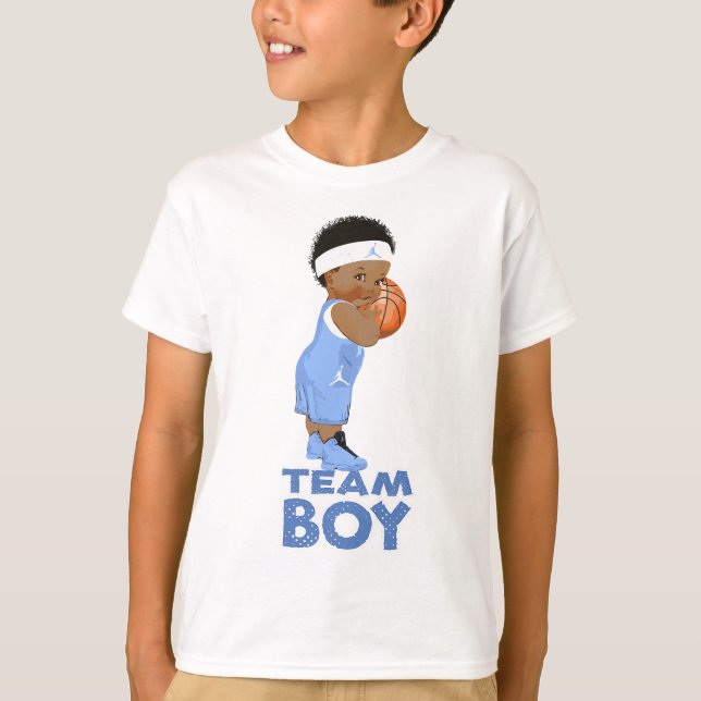 Gender för etisk basketboll Team Boy Baby T Shirt (Framsida)
