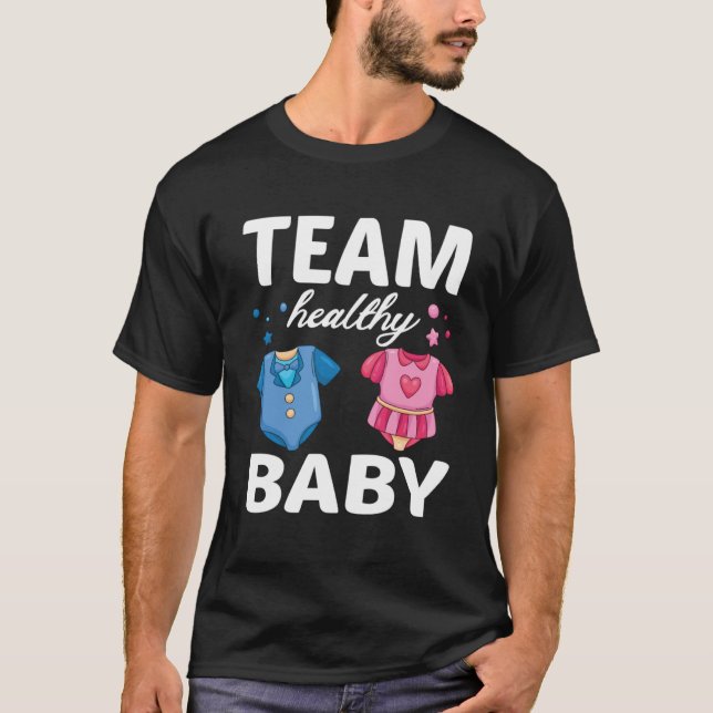 Gender för hälsosamma leveranser från Baby Party T Shirt (Framsida)