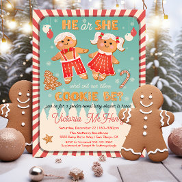 Gender för julgranskupa Cookie-reklam Inbjudningar