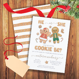 Gender för julgranskupa Cookie-reklam Inbjudningar