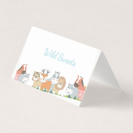 Gender för jungle Animals - Babykläder Kort