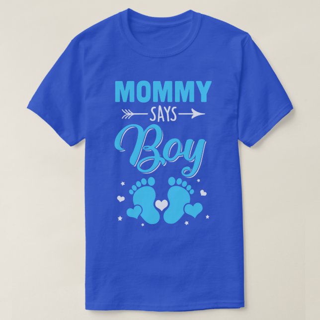 Gender för Mamma Says Boy Matching Family S T Shirt (Design framsida)