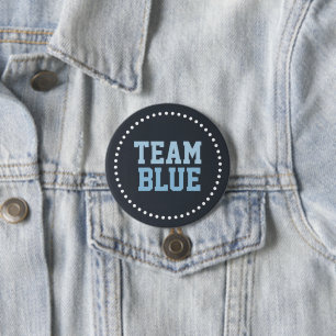 Gender för Team Blue Chalkboard Baby Knapp