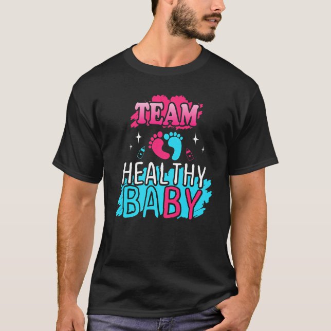 Gender för Team Healthy Baby Coola  för Gravid T Shirt (Framsida)