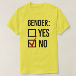Gender Ja eller Nej T Shirt