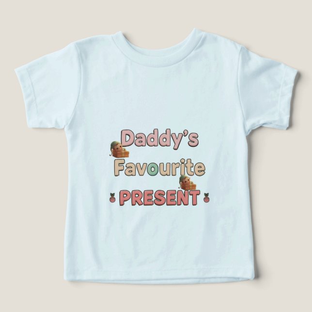 Gender-Neutral Baby Shirt • Cute Personalized T (Design Framsida)