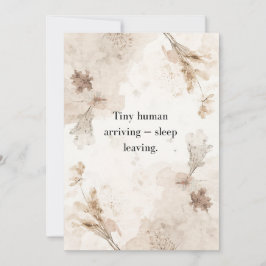 Gender Neutral Baby Shower Invitation Card Inbjudningar