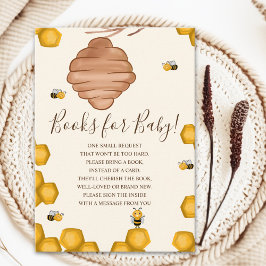 Gender Neutral Bee Baby Shower - Oh Babee Tilläggskort