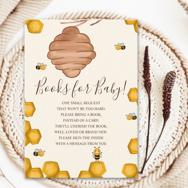 Gender Neutral Bee Baby Shower - Oh Babee Tilläggskort (Skapare uppladdad)