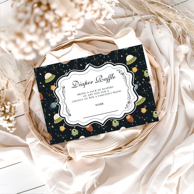 Gender Neutral Planet Diapper Raffle Tilläggskort (Skapare uppladdad)