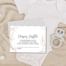 Gender-Neutralt Boho Baby i Bloom Diaper Raffle