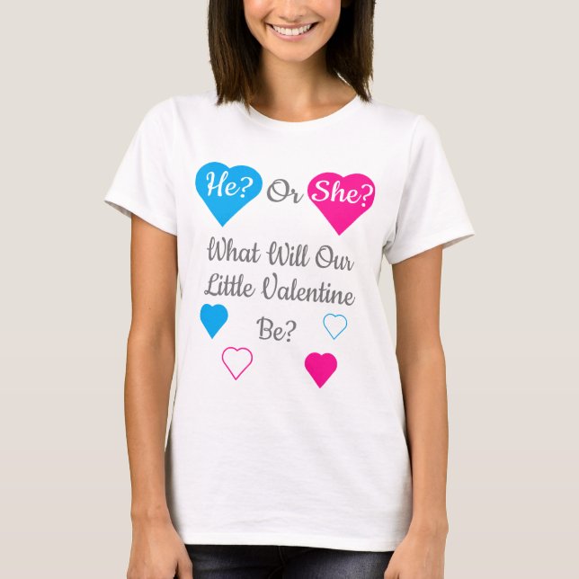 Gender på Lilla Valentine Day T Shirt (Framsida)