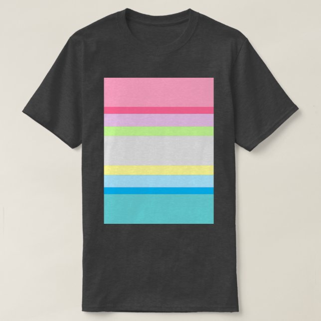Gender Questioning Flag T Shirt (Design framsida)