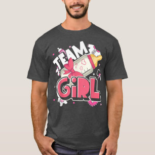 Gender Reve för baby-annonsteamet Girl Baby Party T Shirt