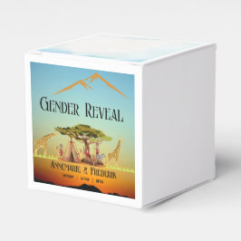 Gender Reveal African Safari Presentaskar