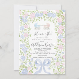 Gender Reveal Baby Shower invitation Inbjudningar