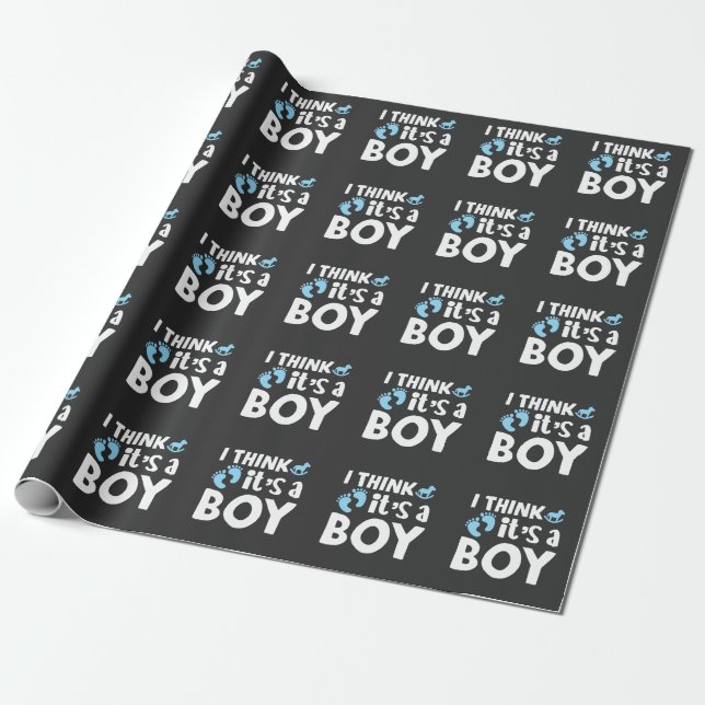 Gender Reveal - Babyskussbarn i Party Presentpapper (Utrullad)
