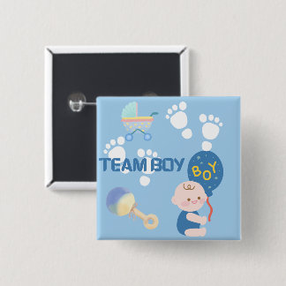 Gender Reveal Badge Knapp