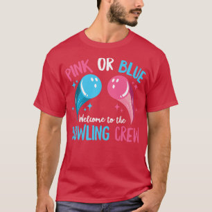Gender Reveal Bowlings design för ett Bowling Älsk T Shirt