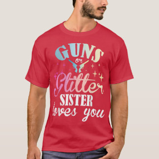 Gender Reveal Boy or Girl Sister Loves You Matchin T Shirt