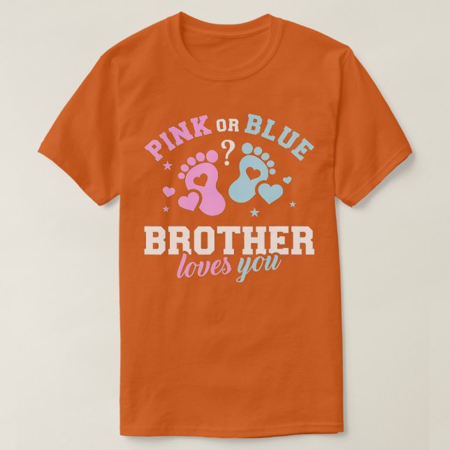 Gender reveal brother  t shirt (Design framsida)