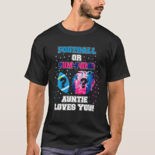 Gender Reveal eller Pom Pom Auntie Lov T Shirt