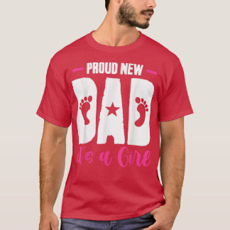 Gender Reveal Fars dag stolt New Pappa sin Gi T Shirt