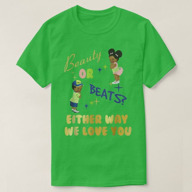 Gender Reveal Fresh Prince eller Fresh Princess T Shirt (Design framsida)