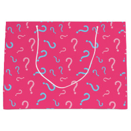 Gender Reveal Fuchsia Gift Bag