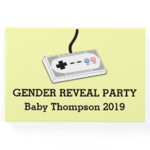 Gender Reveal Gamer Controller Boy Girl