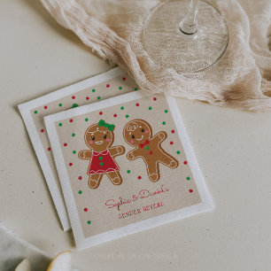 Gender Reveal Gingertea Cocktail Napkin Pappersservett