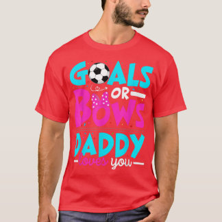 Gender Reveal Goals eller Bows Kärlek You New So T Shirt