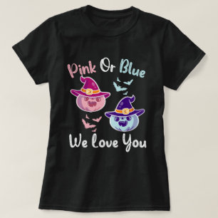 Gender Reveal Halloween Theme - Pumpkin T Shirt