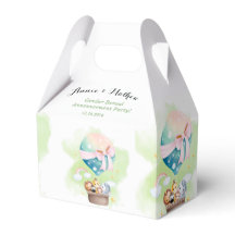 Gender Reveal i Sage Baby djur Safari