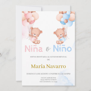 Gender Reveal Inbjudningar