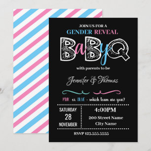 Gender Reveal Inbjudningar