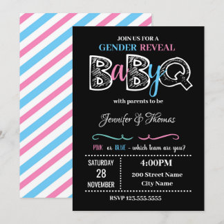 Gender Reveal Inbjudningar