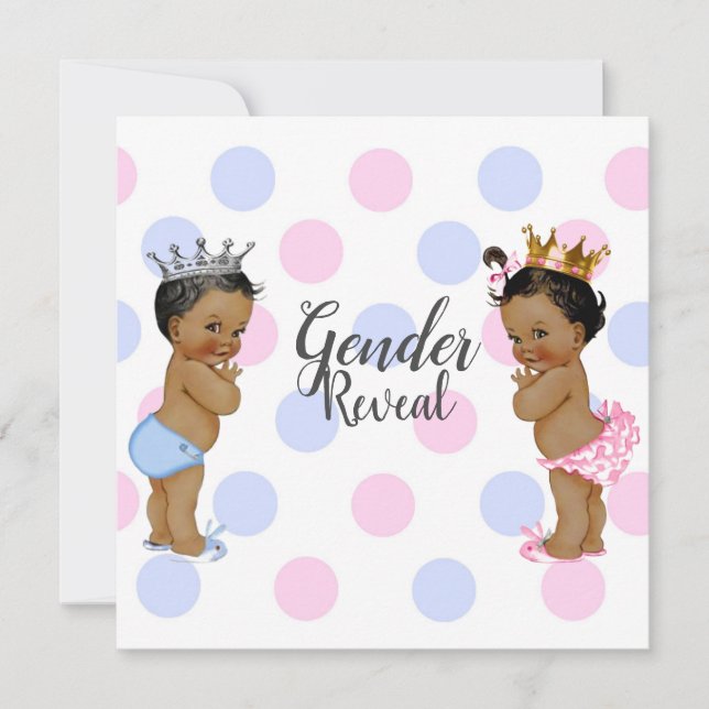 Gender Reveal Inbjudningar (Framsida)