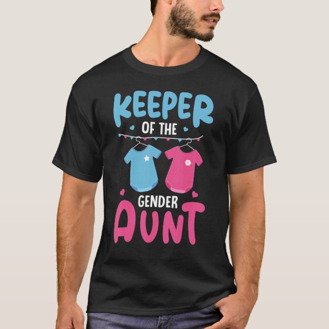 Gender Reveal Keeper Of The Gender 11 T Shirt (Framsida)