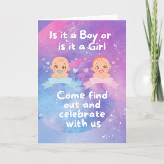 Gender Reveal Kort