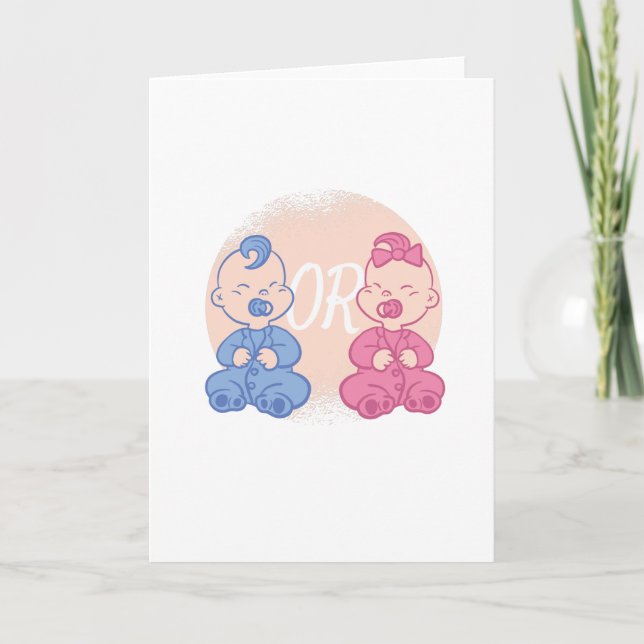GENDER REVEAL KORT (Framsida)