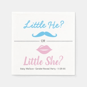 Gender Reveal, lilla lilla lilla lilla hon, Läppar Pappersservett