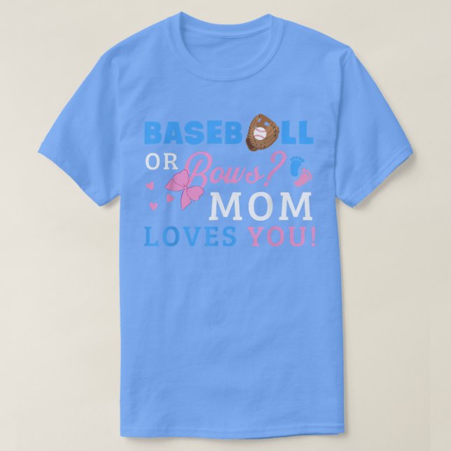 Gender Reveal Mamma T Shirt (Design framsida)