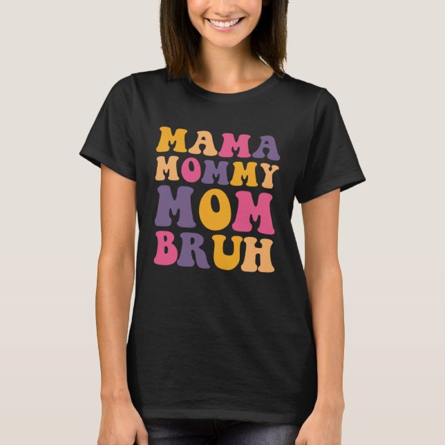 Gender Reveal Mommy 1st Mothers Day Ideas For Wome T Shirt (Framsida)