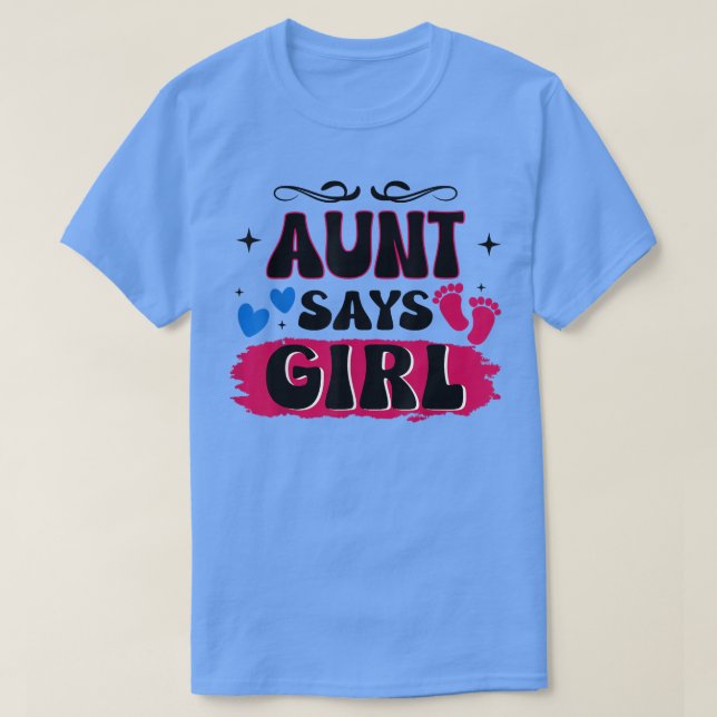 Gender Reveal Moster säger att en familj i Baby ma T Shirt (Design framsida)