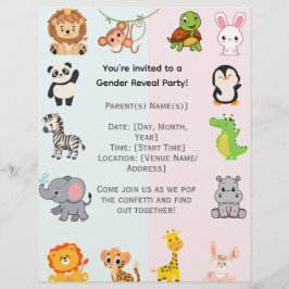 Gender Reveal Party Brevhuvud