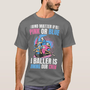Gender Reveal Party design för baskiska och mjuka T Shirt