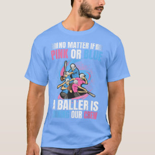 Gender Reveal Party design för baskiska och mjuka T Shirt