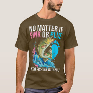 Gender Reveal Party Design for Fishing älskare 300 T Shirt
